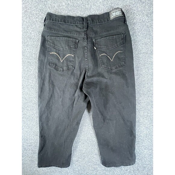 Levi's Jeans Women's 8 Black Cropped Baggy Loose Fit Pants - Picture 2 of 11